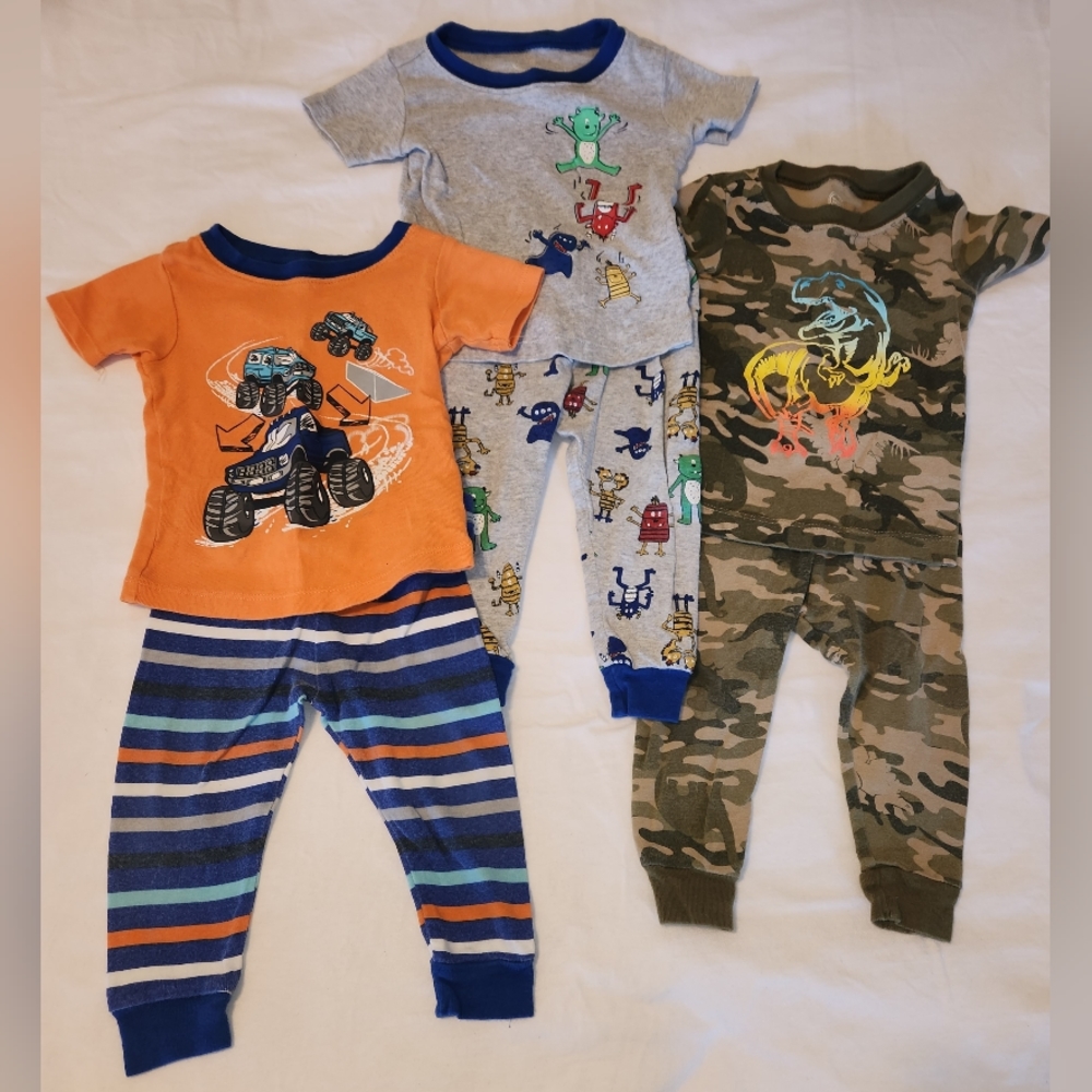 3/$15 Baby Boy Pajamas - 12 months